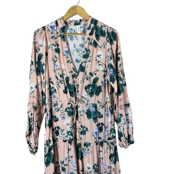 KIVARI Jemima Floral Long Sleeve Midi Dress - Picture 7 of 11